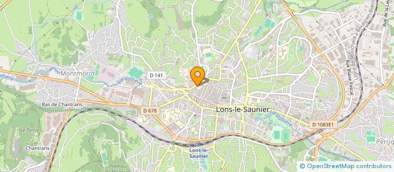 localisation de l'entreprise MADAME PAULINE MASOUY  LONS-LE-SAUNIER