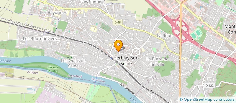 localisation de l'entreprise MADAME PAULINE MASSE à HERBLAY-SUR-SEINE