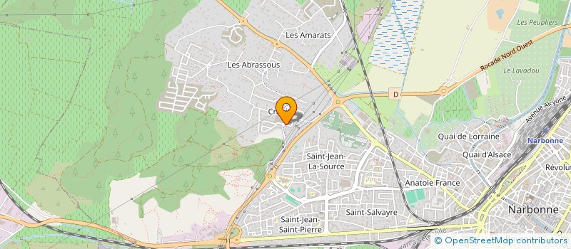 localisation de l'entreprise MADAME PAULINE MASSEZ  NARBONNE