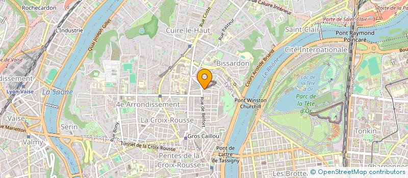 localisation de l'entreprise MADAME PAULINE MASSON  LYON