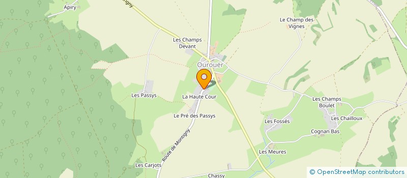 localisation de l'entreprise MADAME PAULINE MASSON à VAUX D'AMOGNES