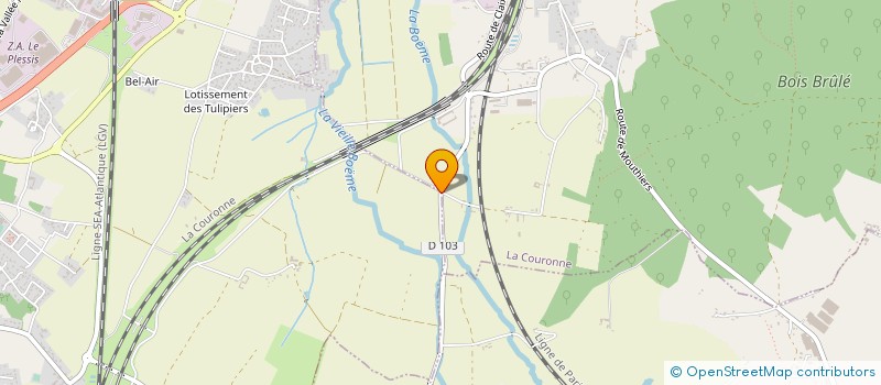 localisation de l'entreprise MADAME PAULINE MATHIEU  ROULLET-SAINT-ESTEPHE