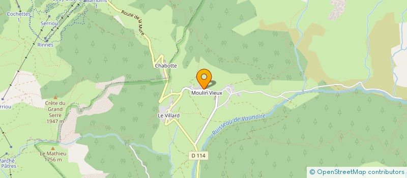 localisation de l'entreprise MADAME PAULINE MATHIEU  LAVALDENS