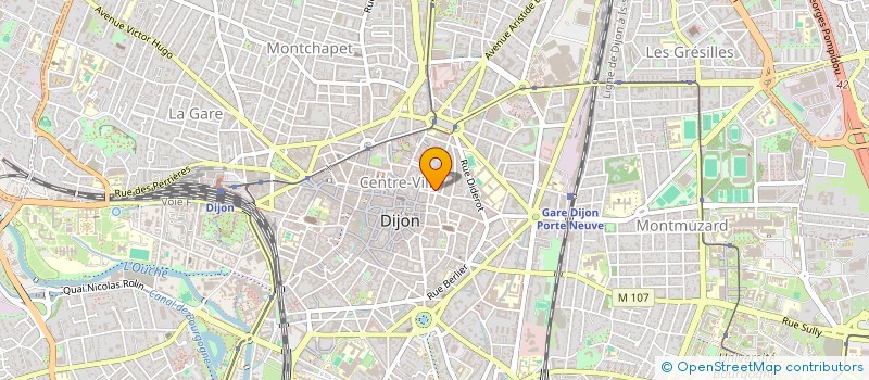 localisation de l'entreprise MADAME PAULINE MATTELLIN  DIJON