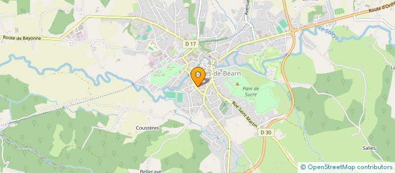 localisation de l'entreprise MADAME PAULINE MAYER à SALIES-DE-BEARN