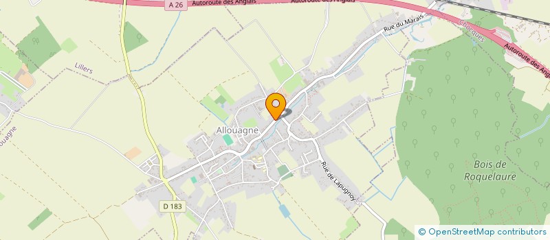 localisation de l'entreprise MADAME PAULINE MAYEUX  ALLOUAGNE