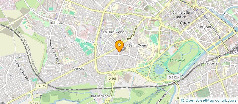 localisation de l'entreprise MADAME PAULINE MAZE à CAEN