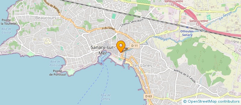 localisation de l'entreprise MADAME PAULINE MAZZOLENI  SANARY-SUR-MER