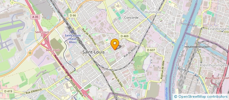 localisation de l'entreprise MADAME PAULINE MECKER à SAINT-LOUIS