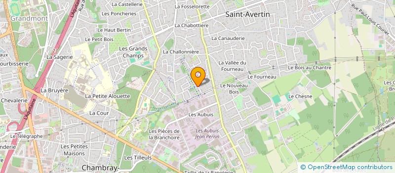 localisation de l'entreprise MADAME PAULINE MEGLY à SAINT-AVERTIN