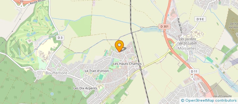 localisation de l'entreprise MADAME PAULINE MELARD  BOUFFEMONT