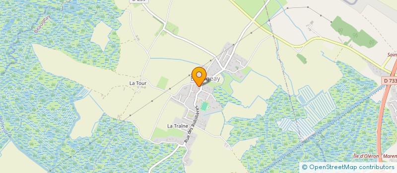 localisation de l'entreprise MADAME PAULINE MENANT  BEAUGEAY