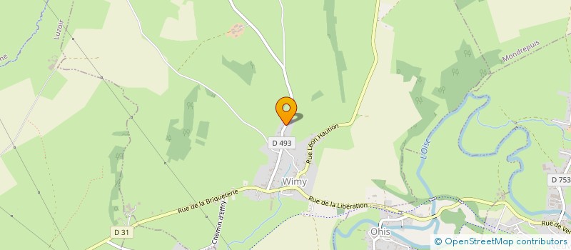 localisation de l'entreprise MADAME PAULINE MENU  WIMY