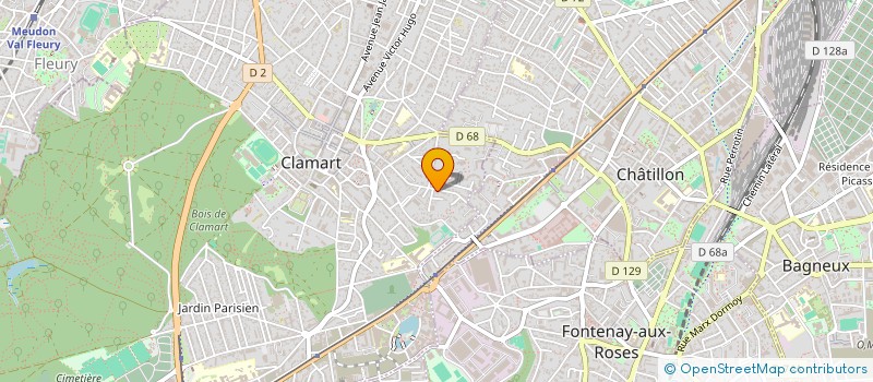 localisation de l'entreprise MADAME PAULINE MERAULT à CLAMART