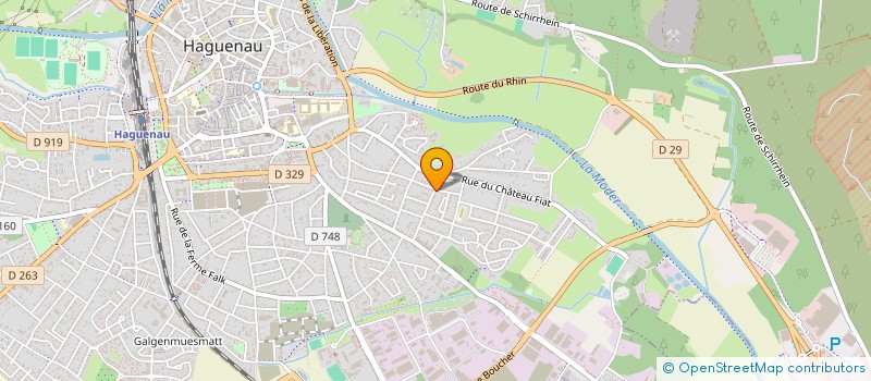 localisation de l'entreprise MADAME PAULINE MERCK  HAGUENAU