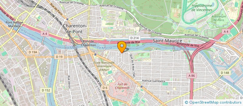 localisation de l'entreprise MADAME PAULINE MERLET à MAISONS-ALFORT