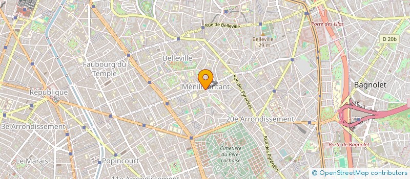 localisation de l'entreprise MADAME PAULINE MERVEILLE  PARIS