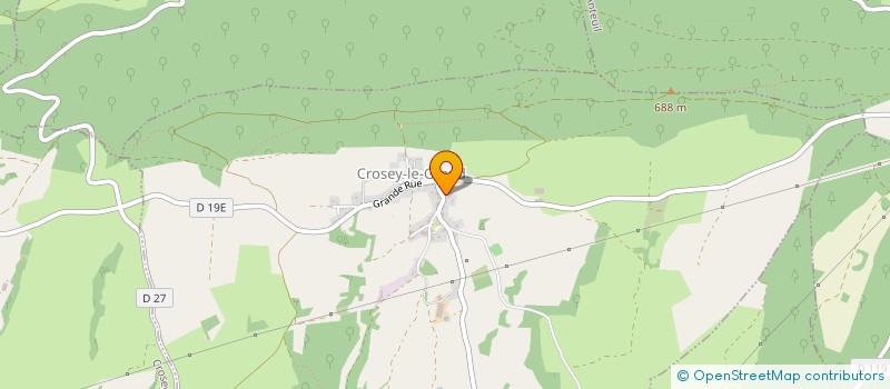 localisation de l'entreprise MADAME PAULINE MESEMBOURG  CROSEY-LE-GRAND