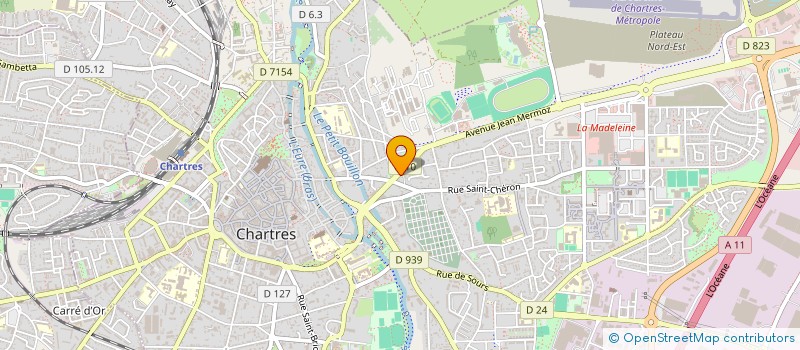 localisation de l'entreprise MADAME PAULINE MESNARD à CHARTRES