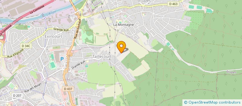 localisation de l'entreprise MADAME PAULINE MEYER  TAILLECOURT