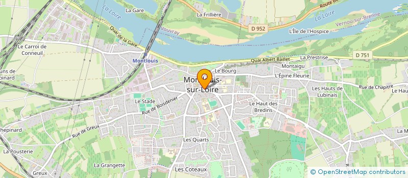 localisation de l'entreprise MADAME PAULINE MICELI à MONTLOUIS-SUR-LOIRE