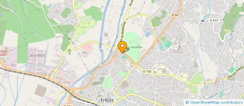 localisation de l'entreprise MADAME PAULINE MICHELET à FREJUS