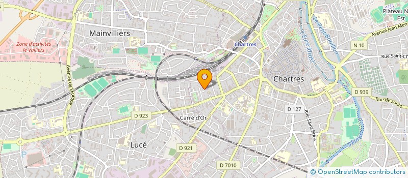 localisation de l'entreprise MADAME PAULINE MIDON à CHARTRES