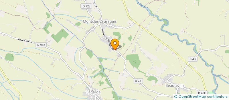 localisation de l'entreprise MADAME PAULINE MILLA  MONTCLAR-LAURAGAIS