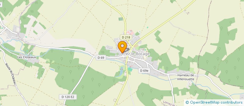 localisation de l'entreprise MADAME PAULINE MILLET  LORREZ-LE-BOCAGE-PREAUX