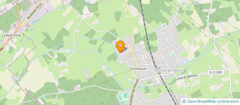 localisation de l'entreprise MADAME PAULINE MIRAVAL  MONCE EN BELIN