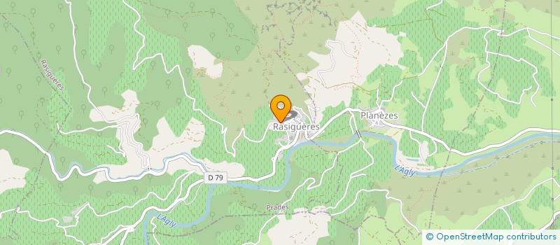 localisation de l'entreprise MADAME PAULINE MITJA  RASIGUERES