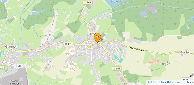 localisation de l'entreprise MADAME PAULINE MOIGNEZ  TRELON