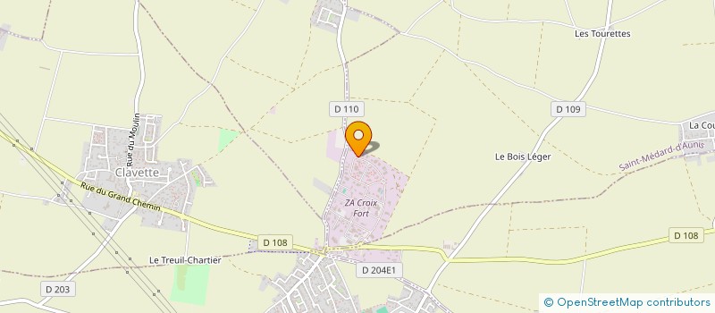 localisation de l'entreprise MADAME PAULINE MOLITOR  SAINT-MEDARD-D'AUNIS