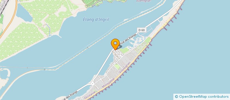 localisation de l'entreprise MADAME PAULINE MOLTO à FRONTIGNAN