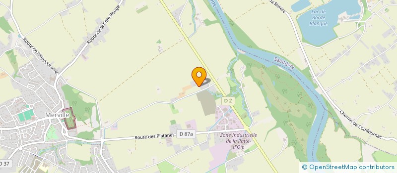 localisation de l'entreprise MADAME PAULINE MONCOSI  MERVILLE