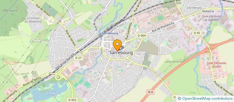localisation de l'entreprise MADAME PAULINE MONNETTE à SARREBOURG