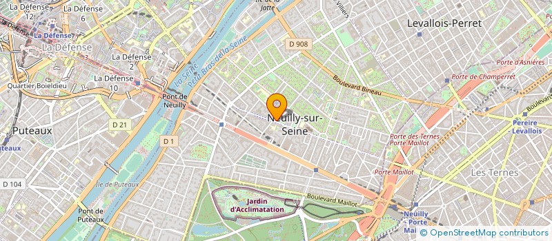 localisation de l'entreprise MADAME PAULINE MONNIER à NEUILLY-SUR-SEINE