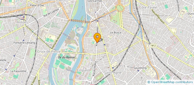 localisation de l'entreprise MADAME PAULINE MONNIER  TOULOUSE