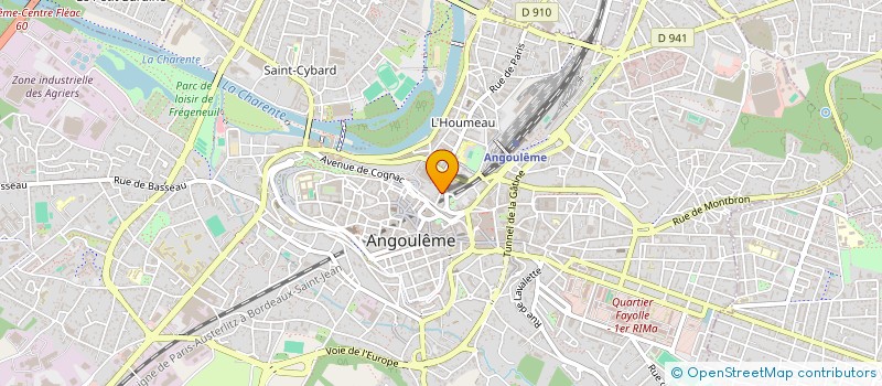 localisation de l'entreprise MADAME PAULINE MONTAUBAN à ANGOULEME