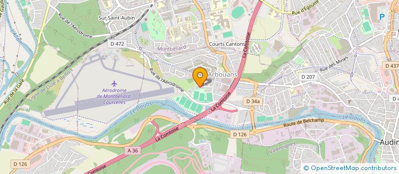 localisation de l'entreprise MADAME PAULINE MONTEIRO  ARBOUANS