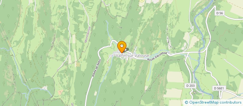 localisation de l'entreprise MADAME PAULINE MONTEYNE  VOSBLES-VALFIN