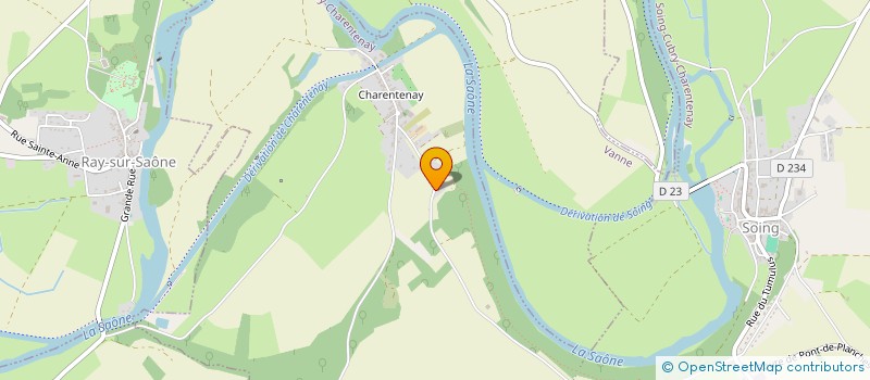 localisation de l'entreprise MADAME PAULINE MORAND  SOING-CUBRY-CHARENTENAY