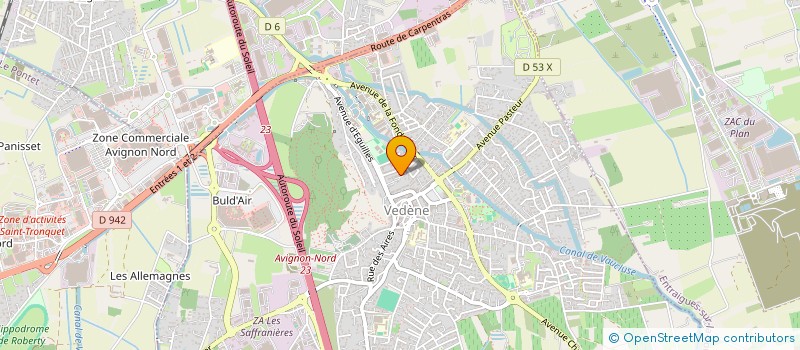 localisation de l'entreprise MADAME PAULINE MORCHE  VEDENE