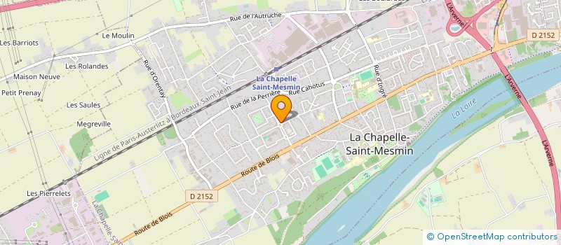 localisation de l'entreprise MADAME PAULINE MOREAU à LA CHAPELLE-SAINT-MESMIN