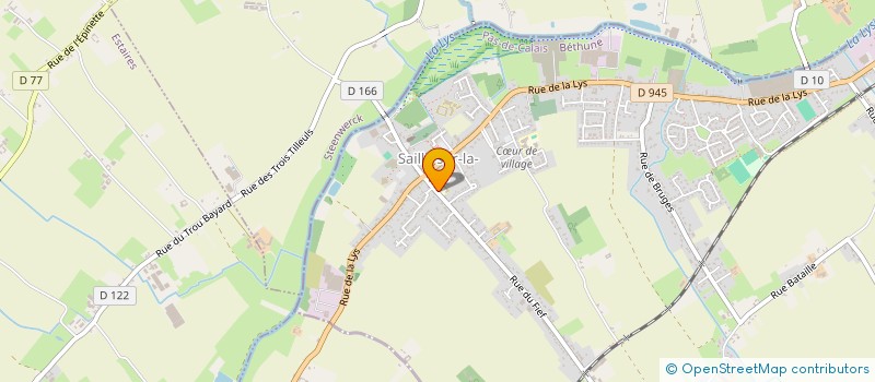 localisation de l'entreprise MADAME PAULINE MOREEL  SAILLY-SUR-LA-LYS