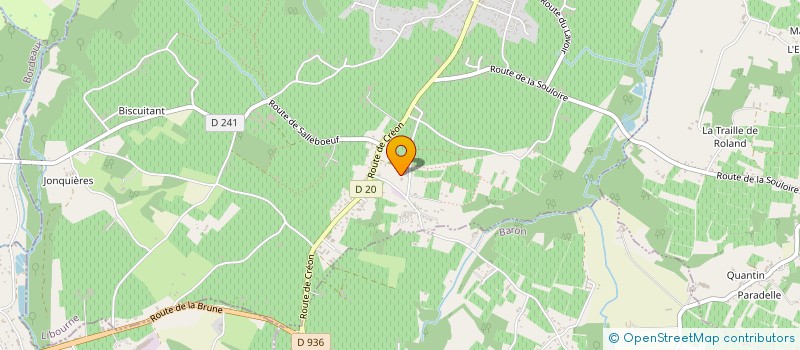 localisation de l'entreprise MADAME PAULINE MOREL  SAINT-GERMAIN-DU-PUCH