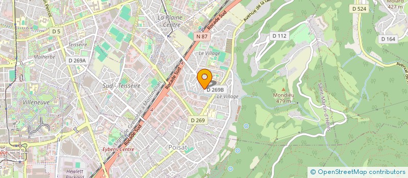 localisation de l'entreprise MADAME PAULINE MORGANA  SAINT-MARTIN-D'HERES