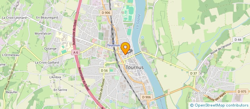 localisation de l'entreprise MADAME PAULINE MORIN à TOURNUS