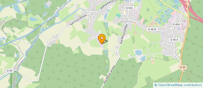 localisation de l'entreprise MADAME PAULINE MORIVAL  HASNON