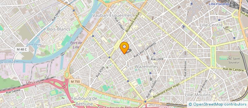 localisation de l'entreprise MADAME PAULINE MOULIN à LILLE